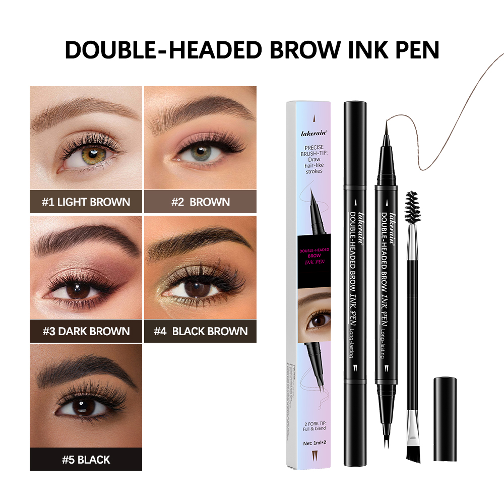 2 In 1 Eyebrow Pencil Waterpro - Eyebrow Pomade Pencil บทวิจารณ์และราคา