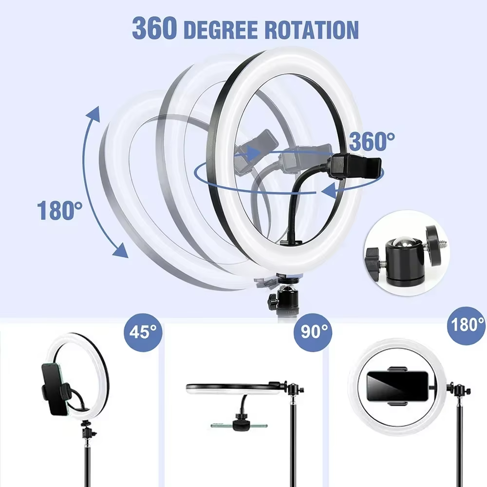 Desktop Adjustable Phone Holde - Beauty Makeup Camera บทวิจารณ์และราคา