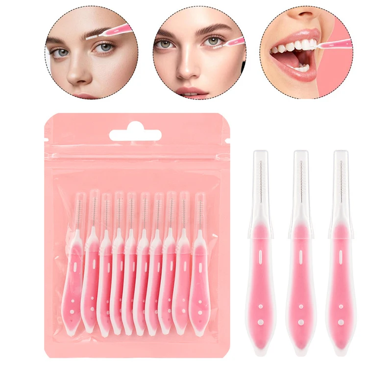 10 Pcs Eyebrow Brushes Mini Br - Eyelash Extension บทวิจารณ์และราคา