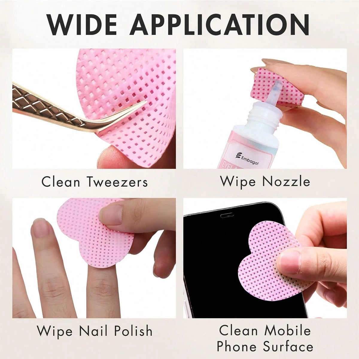 LINMANDA 200 Pieces of Lint-Fr - Eyelash Extension บทวิจารณ์และราคา