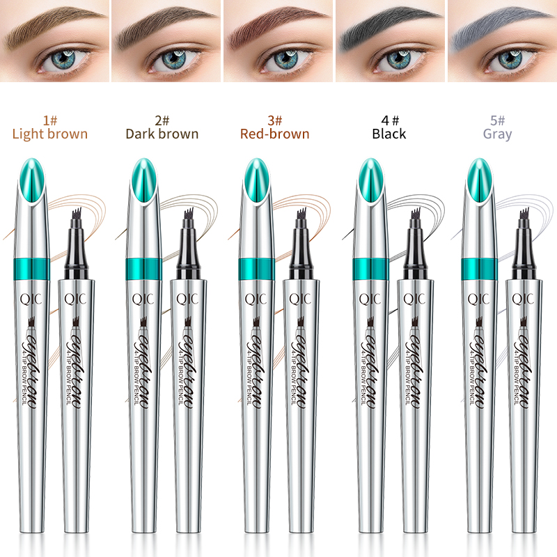 4 Points Eyebrow Pen 5 Colors  - Eyebrow Pomade Pencil บทวิจารณ์และราคา