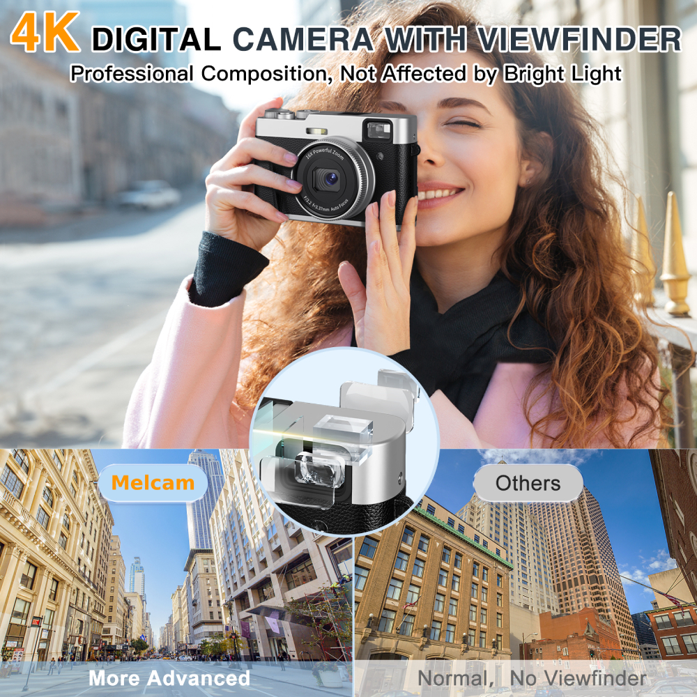 4K Digital Camera Auto Focus 4 - Beauty Makeup Camera บทวิจารณ์และราคา