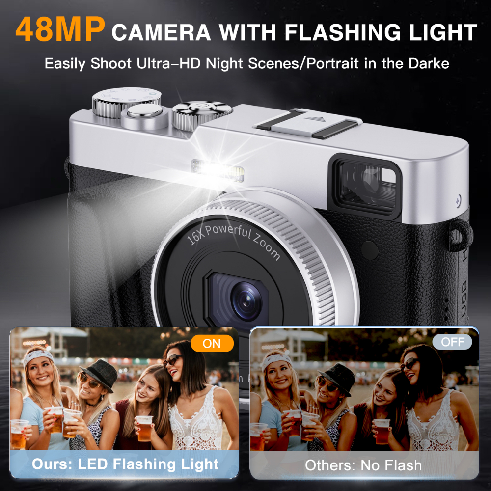 4K Digital Camera Auto Focus 4 - Beauty Makeup Camera บทวิจารณ์และราคา