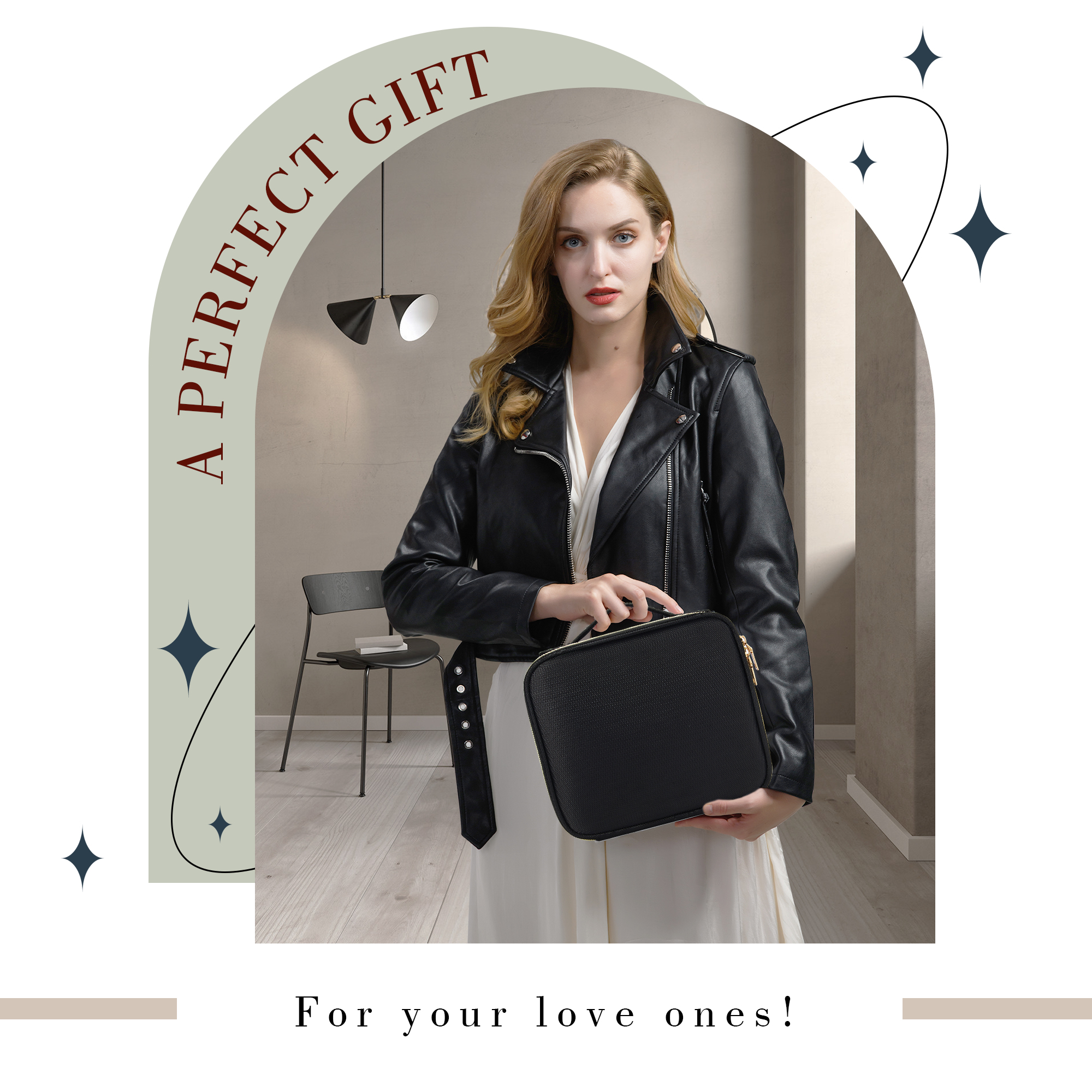 Cosmetic Case Makeup Bag Vanit - Beauty With Makeup บทวิจารณ์และราคา