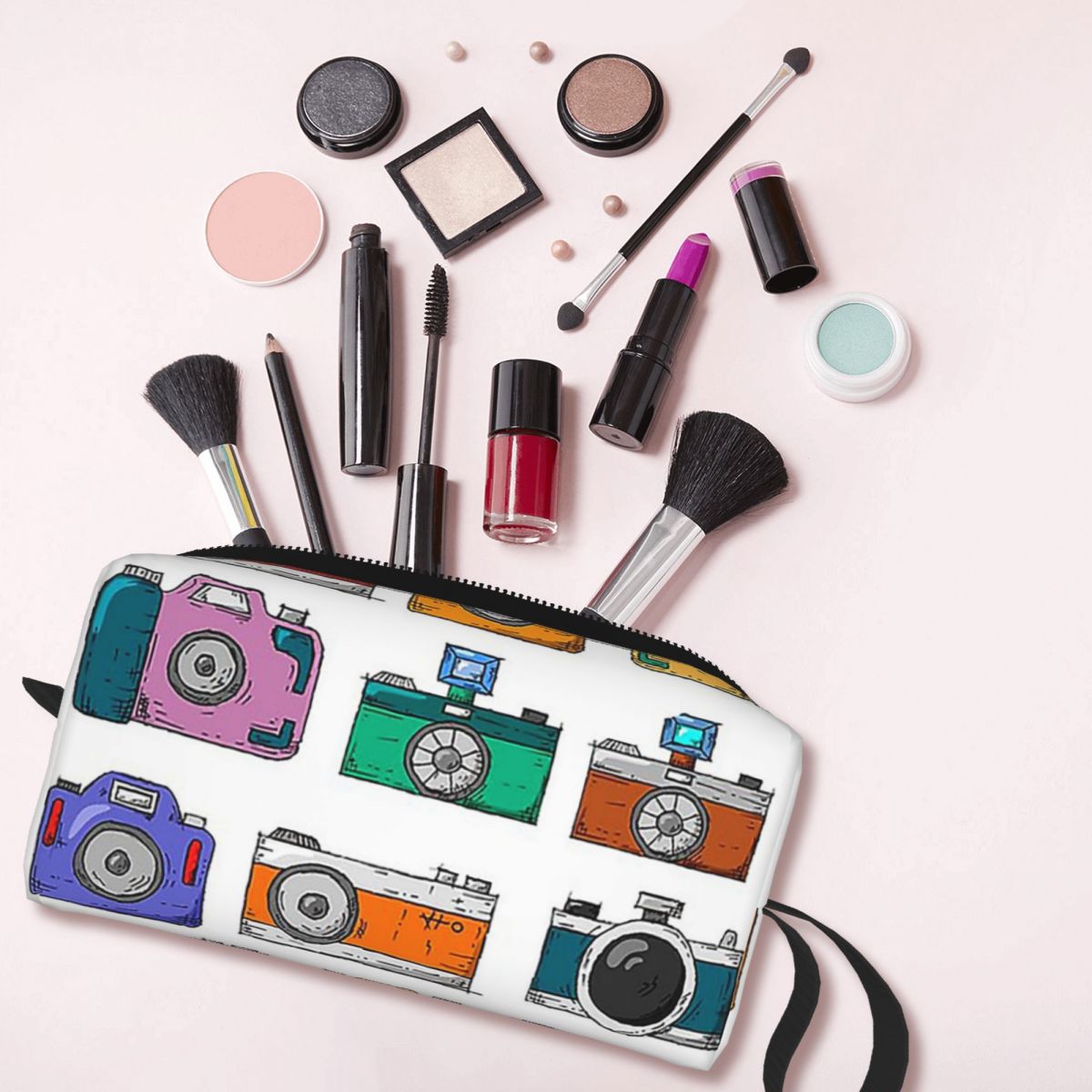 Retro Camera Makeup Bag Cosmet - Beauty Makeup Camera บทวิจารณ์และราคา