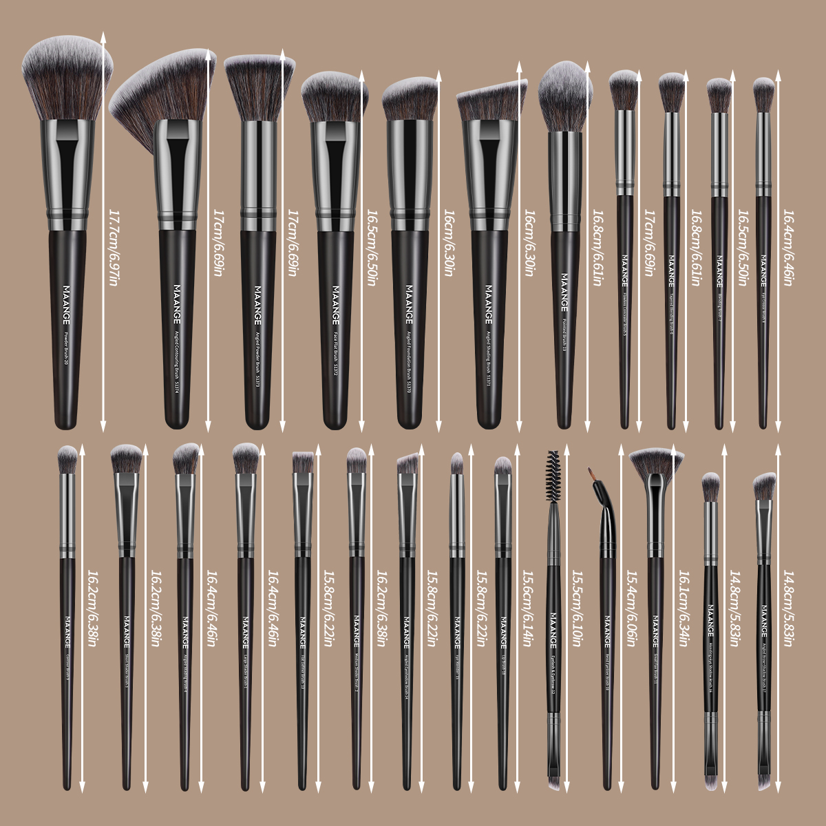 MAANGE 25Pcs Professional Gift - Beauty Makeup Kit Box บทวิจารณ์และราคา