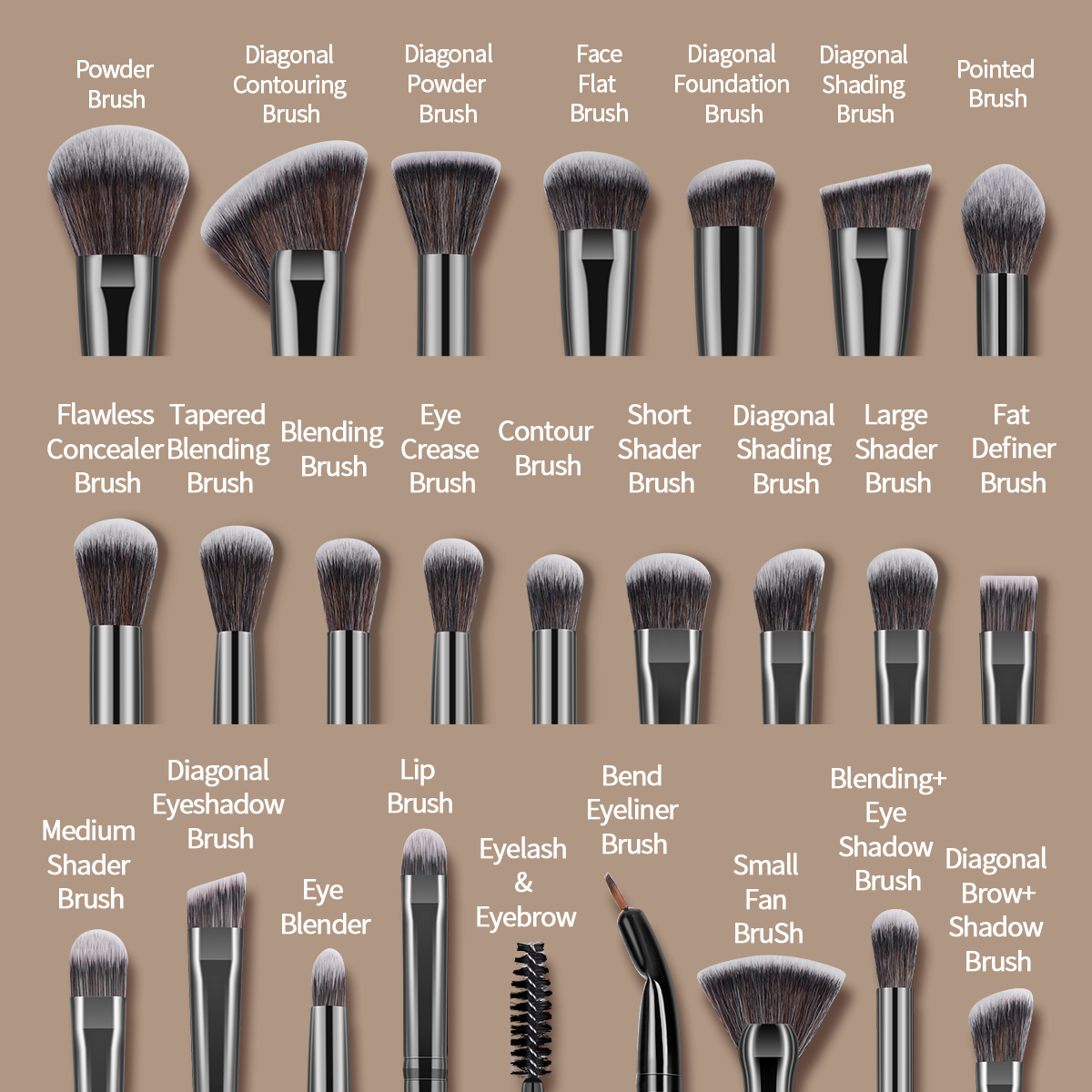 MAANGE 25Pcs Professional Gift - Beauty Makeup Kit Box บทวิจารณ์และราคา