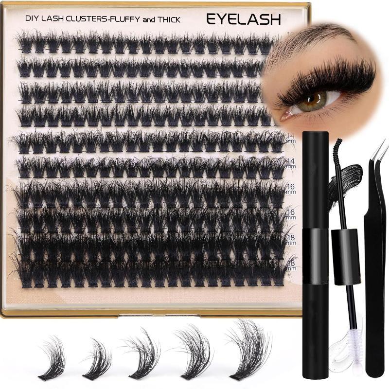 New Fluffy Thick Lash Clusters - Eyelash Extension บทวิจารณ์และราคา