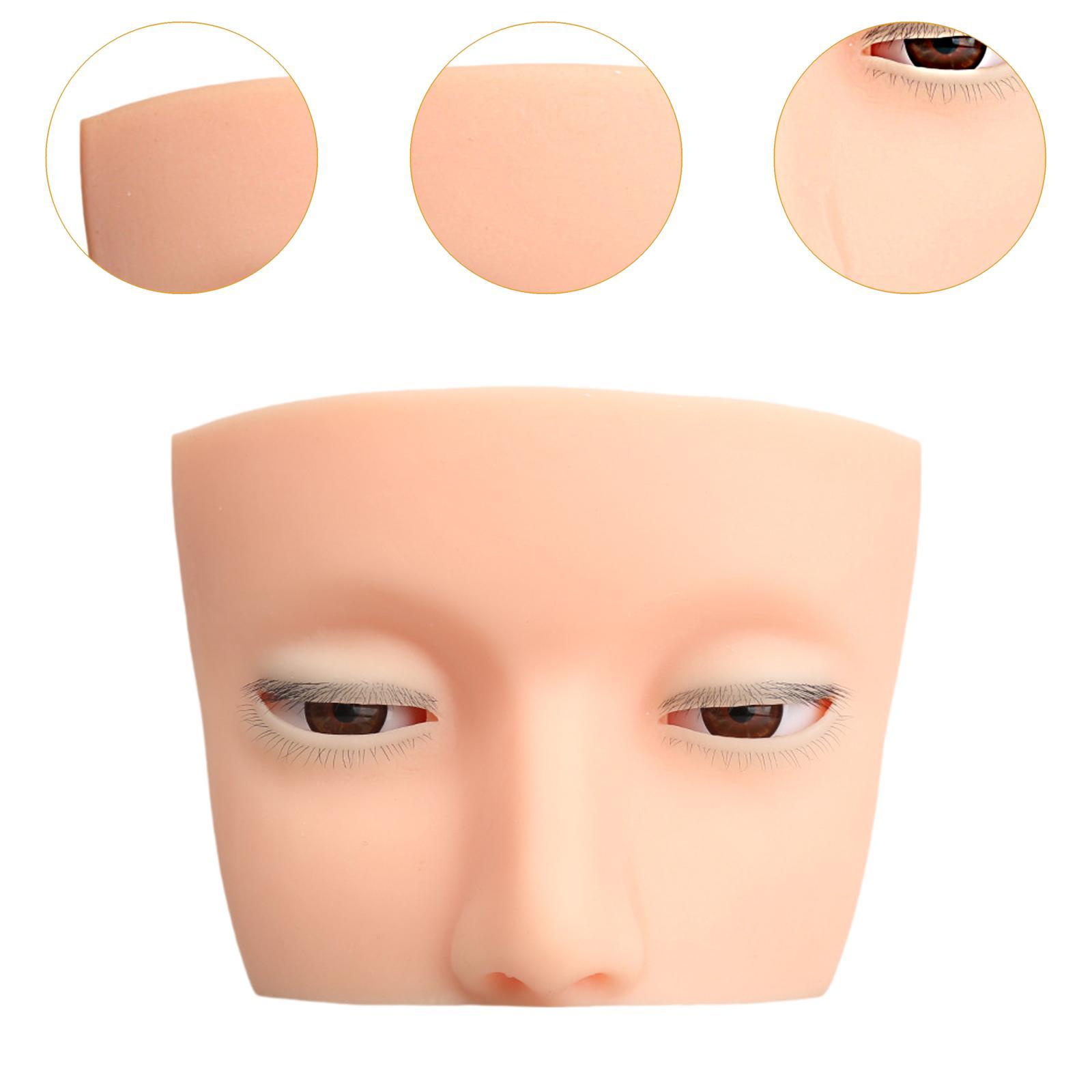 Silicone Eyelash Mannequin Hea - Beauty Makeup Training บทวิจารณ์และราคา