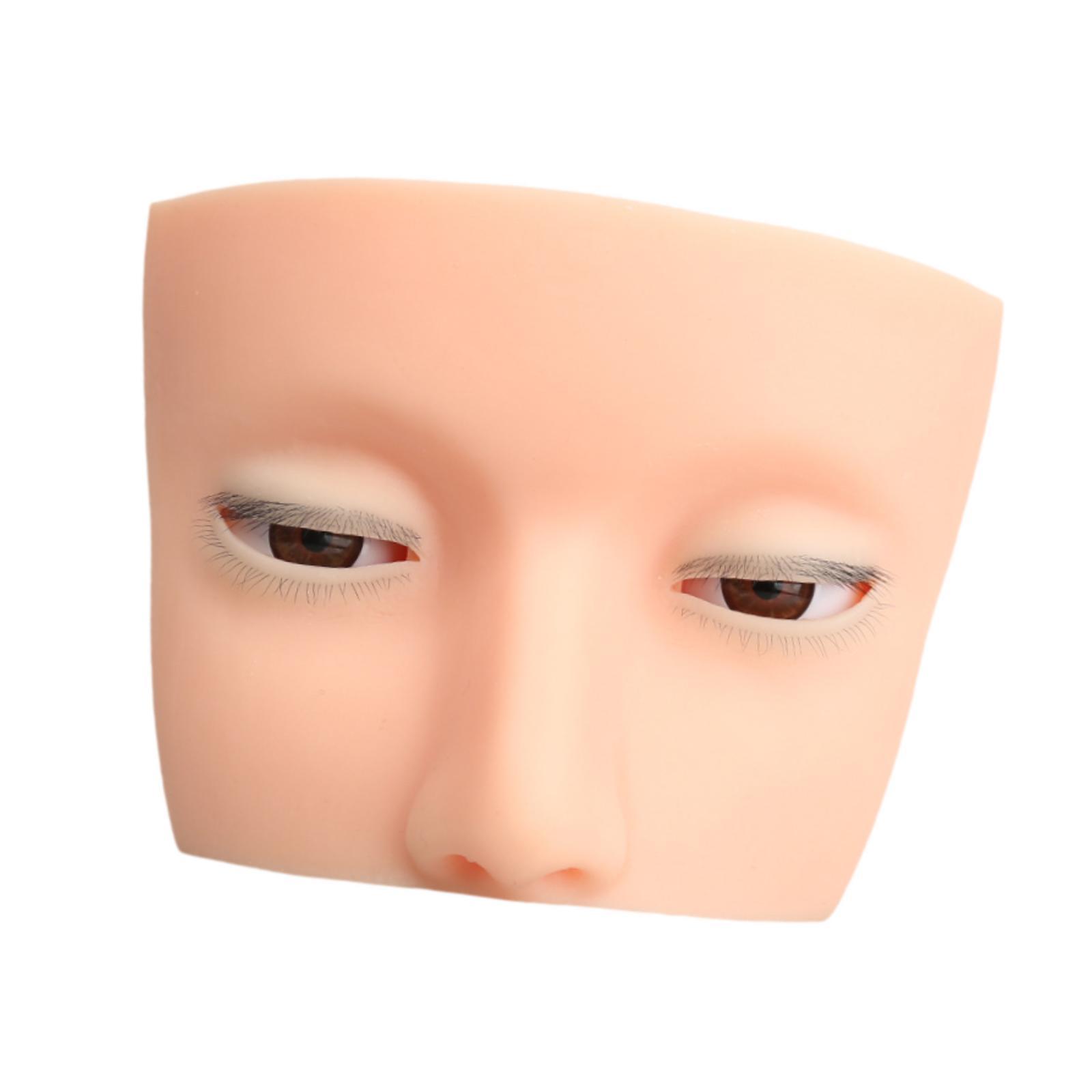 Silicone Eyelash Mannequin Hea - Beauty Makeup Training บทวิจารณ์และราคา