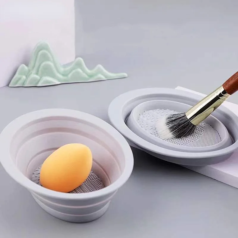 Foldable Silicone Makeup Brush - Beauty Makeup Vanity บทวิจารณ์และราคา