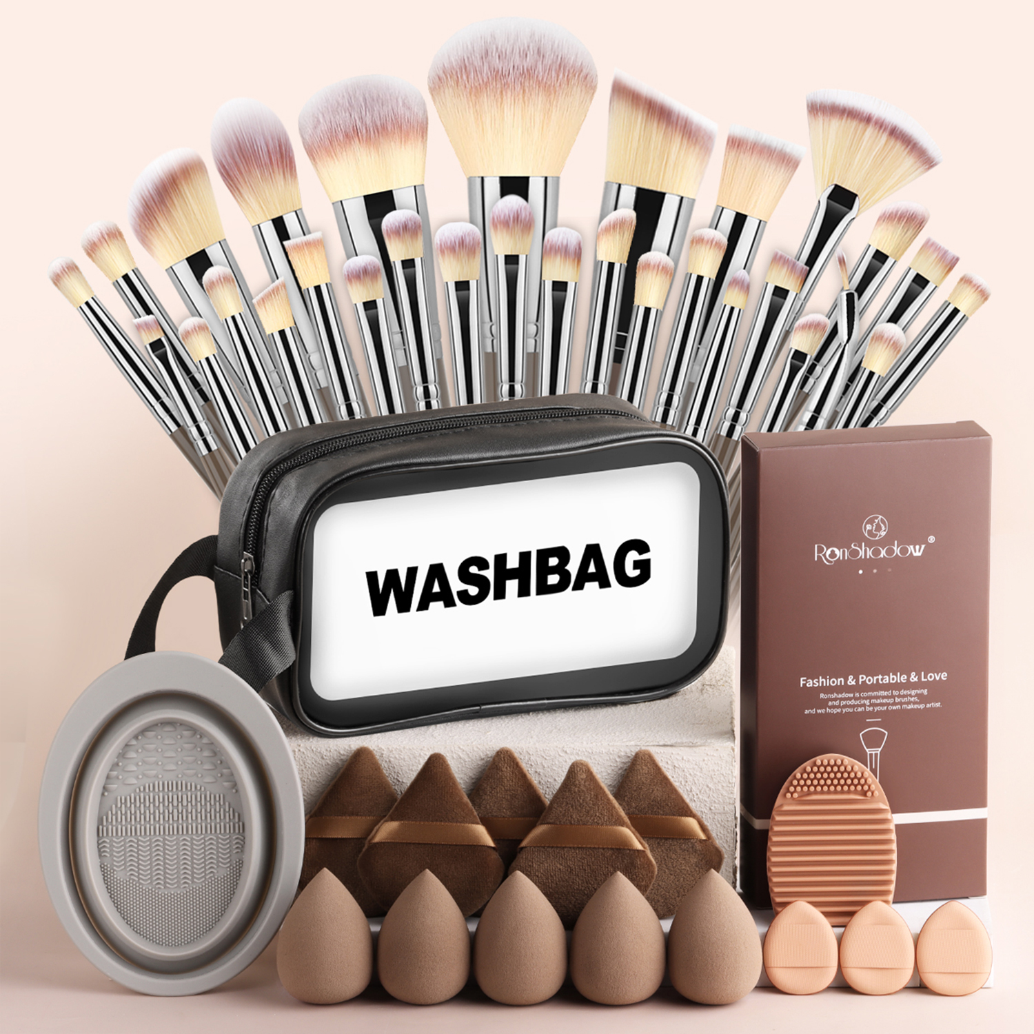 47Pcs Makeup Kit 30Pcs Boxed M - Beauty Makeup Kit Box บทวิจารณ์และราคา