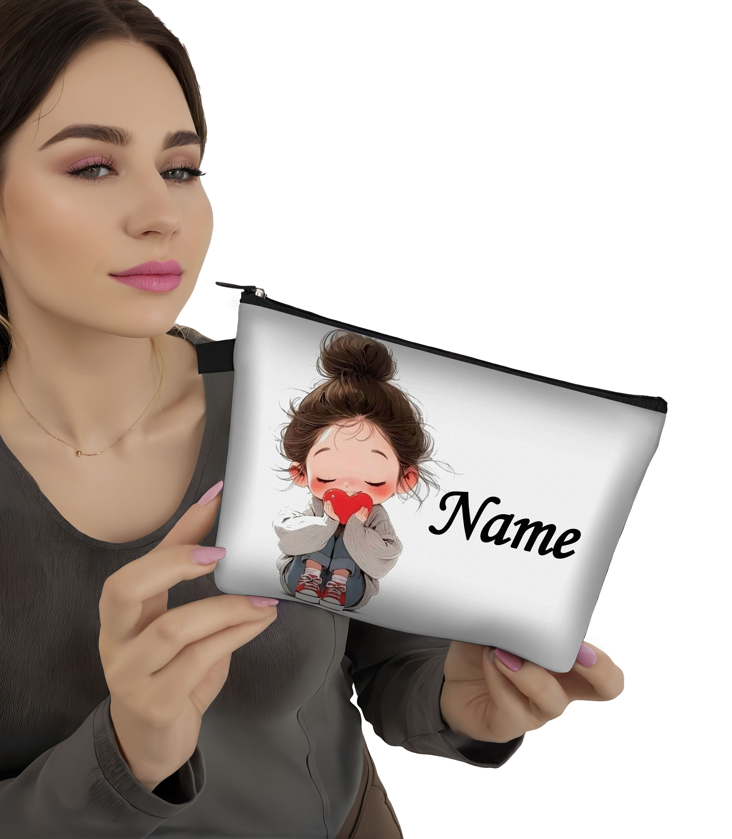 Custom Name Vintage Cute Girl  - Beauty Makeup Names บทวิจารณ์และราคา