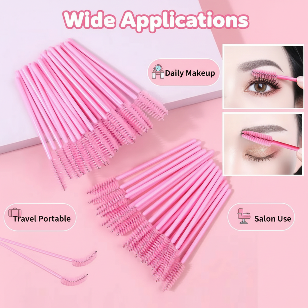 50pcs Disposable Eyelash Brush - Eyelash Extension บทวิจารณ์และราคา