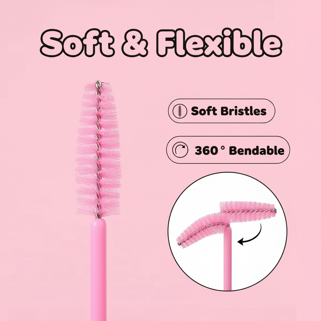 50pcs Disposable Eyelash Brush - Eyelash Extension บทวิจารณ์และราคา