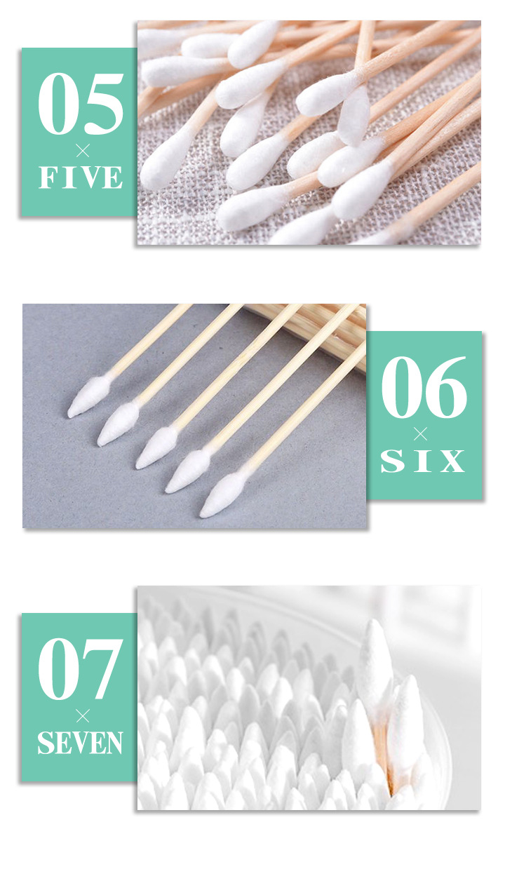 500pcs Boxed Bamboo Swabs Doub - Beauty Makeup Tips บทวิจารณ์และราคา