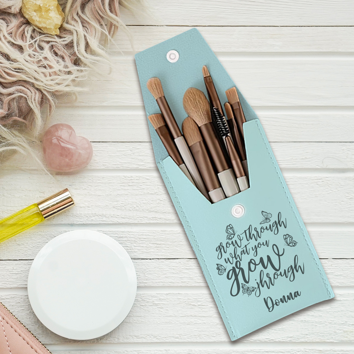 1pc Custom Name Makeup Brush,  - Beauty Makeup Names บทวิจารณ์และราคา
