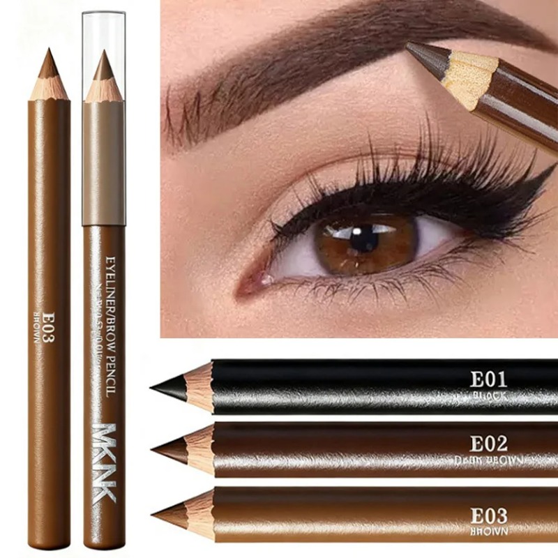 3 Colors Wooden Eyebrow Eyelin - Eyebrow Pomade Pencil บทวิจารณ์และราคา