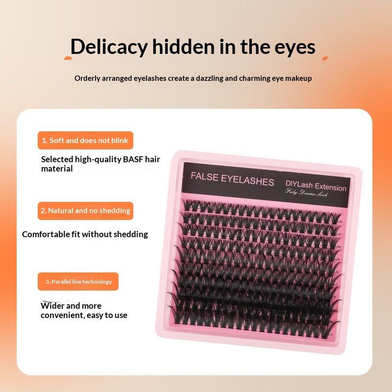 New 10Row 140 Clusters Fluffy  - Eyelash Extension บทวิจารณ์และราคา