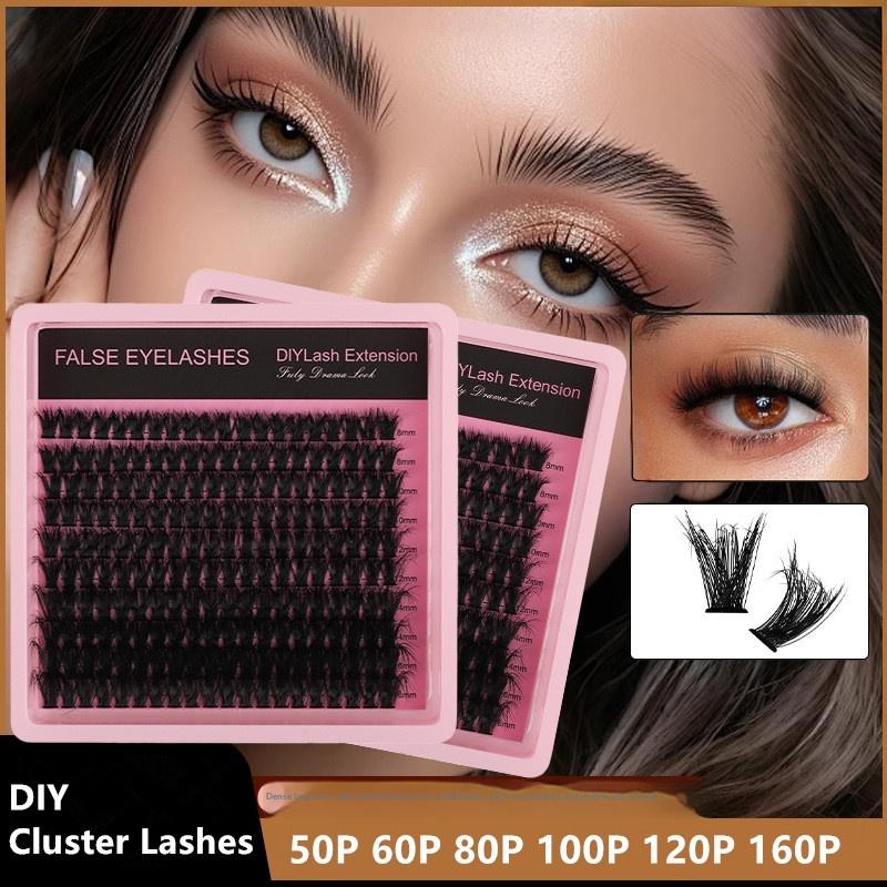 New 10Row 140 Clusters Fluffy  - Eyelash Extension บทวิจารณ์และราคา