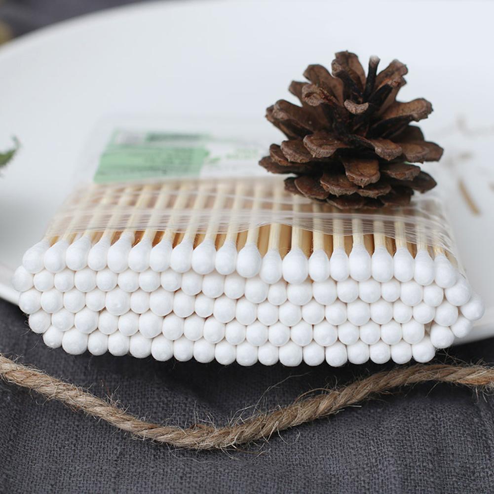 10/100pcs Disposable Cotton Sw - Beauty With Makeup บทวิจารณ์และราคา