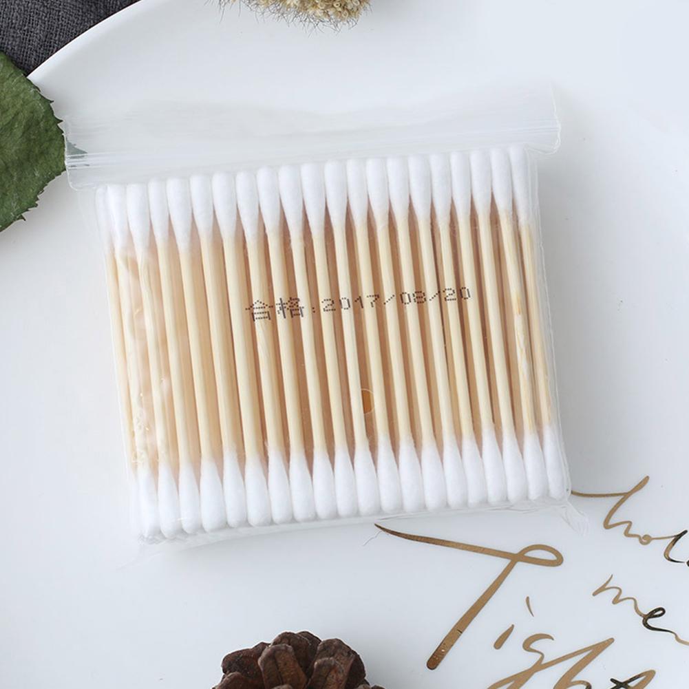 10/100pcs Disposable Cotton Sw - Beauty With Makeup บทวิจารณ์และราคา