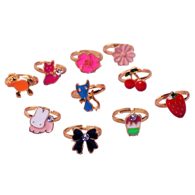 10/20 pcs Children Cute Ring A - Beauty Makeup Girl บทวิจารณ์และราคา