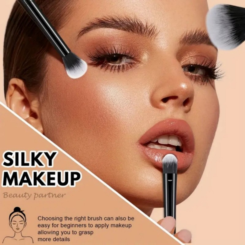 9pcs Multifunctional Black Mak - Beauty Makeup Kit Box บทวิจารณ์และราคา