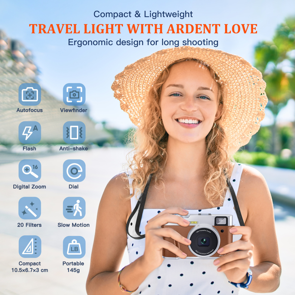 4K Digital Camera Auto Focus 4 - Beauty Makeup Camera บทวิจารณ์และราคา