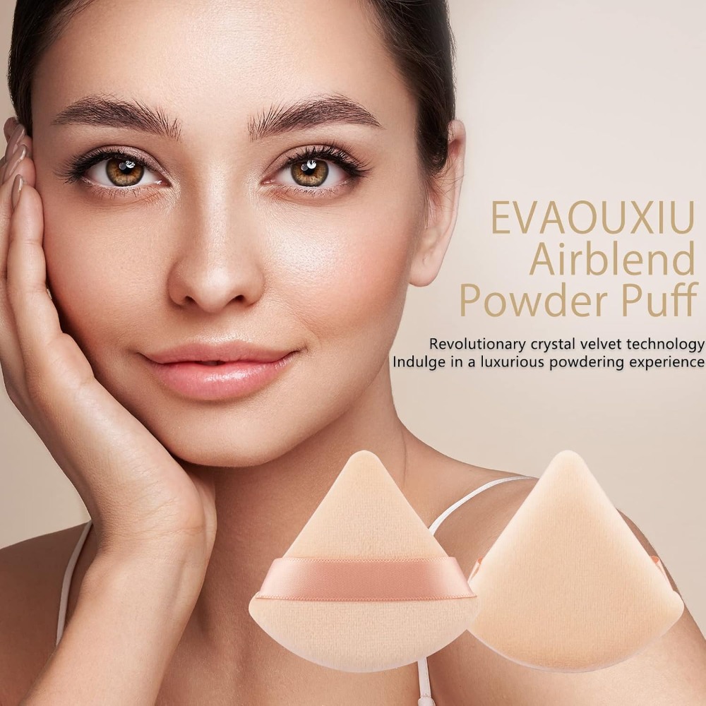 2 Pieces Soft Plush Triangle P - Cosmetic Sponge บทวิจารณ์และราคา