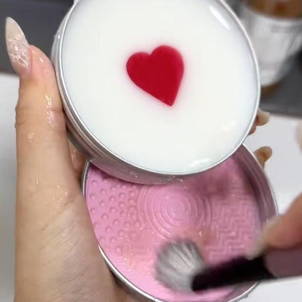 1set 50/100g Cute Heart Shaped - Cosmetic Sponge บทวิจารณ์และราคา