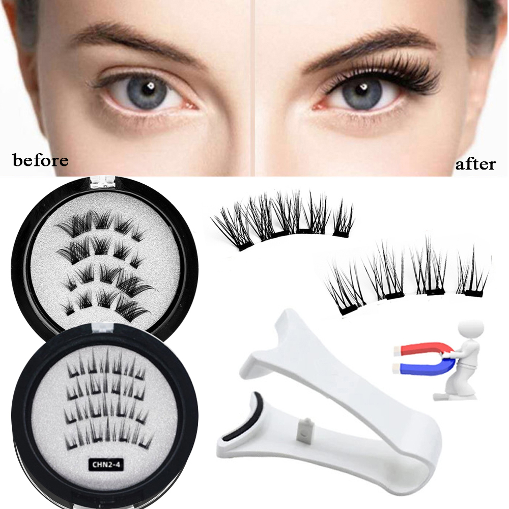 Glue-free Magnetic Eyelashes 3 - Beauty Natural Makeup บทวิจารณ์และราคา