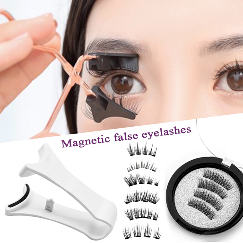 Glue-free Magnetic Eyelashes 3 - Beauty Natural Makeup บทวิจารณ์และราคา