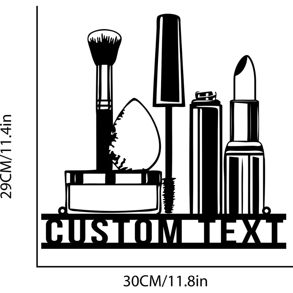 Custom Metal Wall Art with Bea - Beauty Makeup Names บทวิจารณ์และราคา