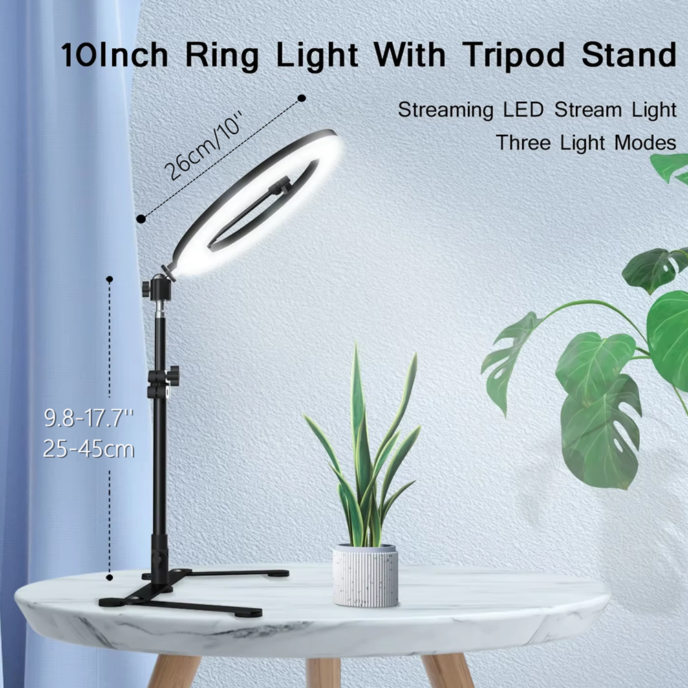10''Ring Selfie Light Overhead - Beauty Makeup Camera บทวิจารณ์และราคา
