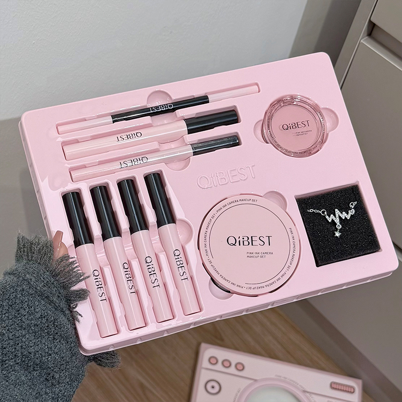 QIBEST Pink Camera Makeup Set  - Beauty Makeup Camera บทวิจารณ์และราคา