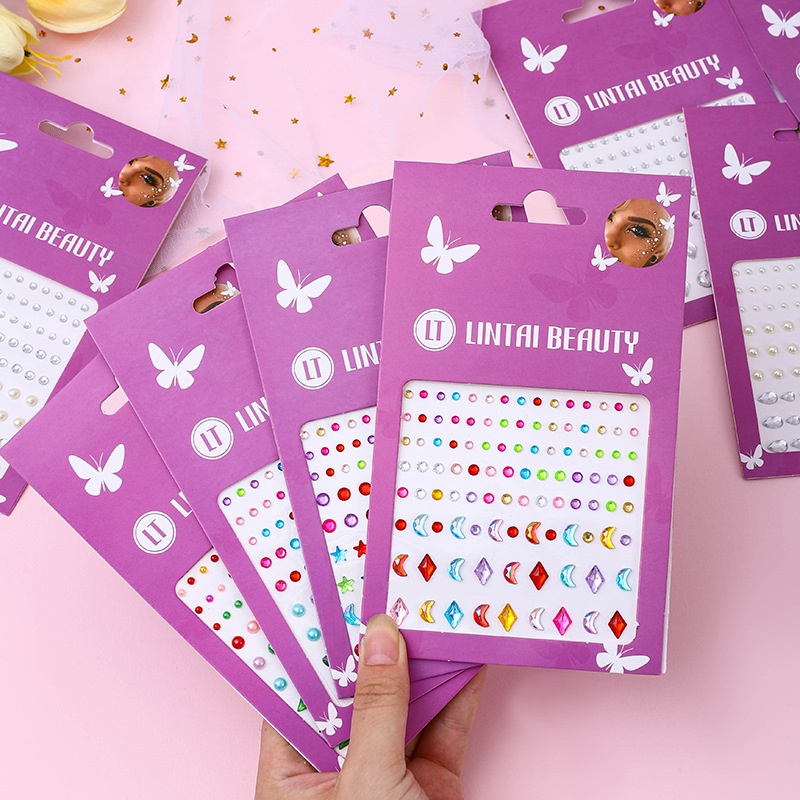 Hot Selling Face Gems Stickers - Beauty With Makeup บทวิจารณ์และราคา