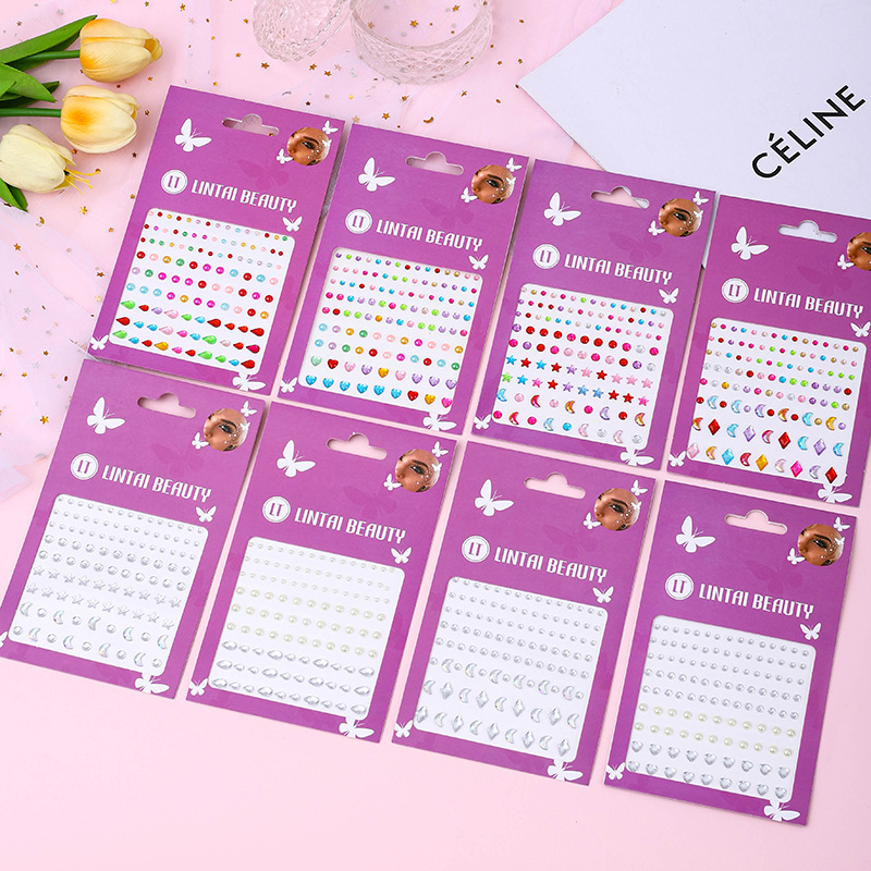 Hot Selling Face Gems Stickers - Beauty With Makeup บทวิจารณ์และราคา