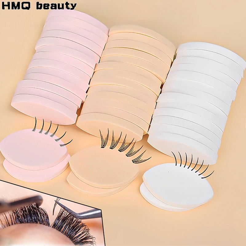 50/10pcs Soft Sponge Fake Eyel - Beauty Makeup Training บทวิจารณ์และราคา