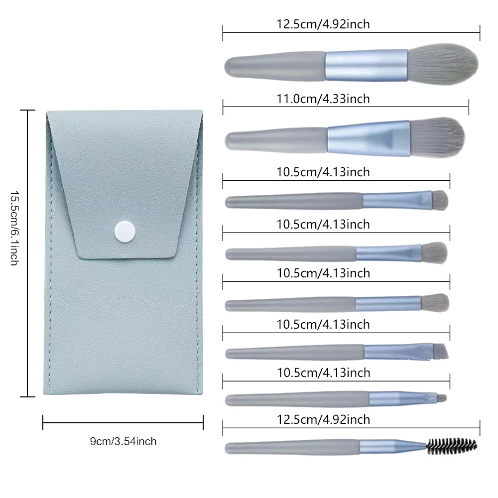 8pcs Makeup Brush Set with Sto - Beauty Makeup Names บทวิจารณ์และราคา