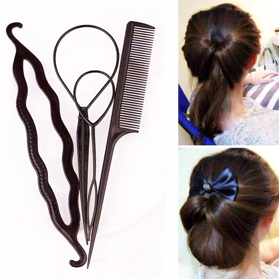 Elegant 4pcs Hair Braiding Too - Beauty Makeup Wholesale บทวิจารณ์และราคา