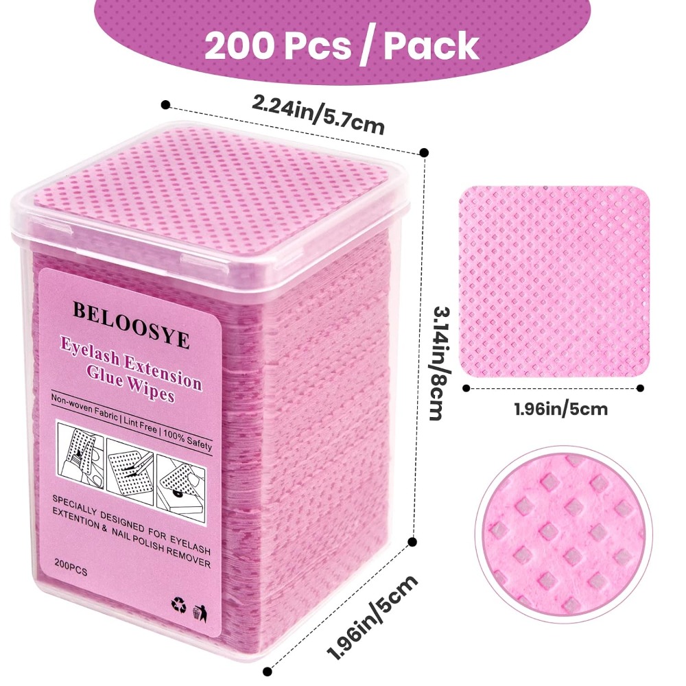 400 Pieces Lint Free Nail Poli - Eyelash Extension บทวิจารณ์และราคา