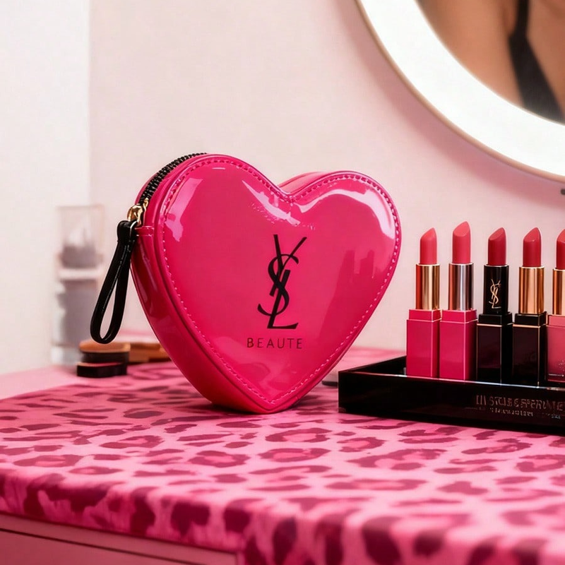 YSL Blush Pink Heart Shaped Co - Ysl Beauty Makeup บทวิจารณ์และราคา