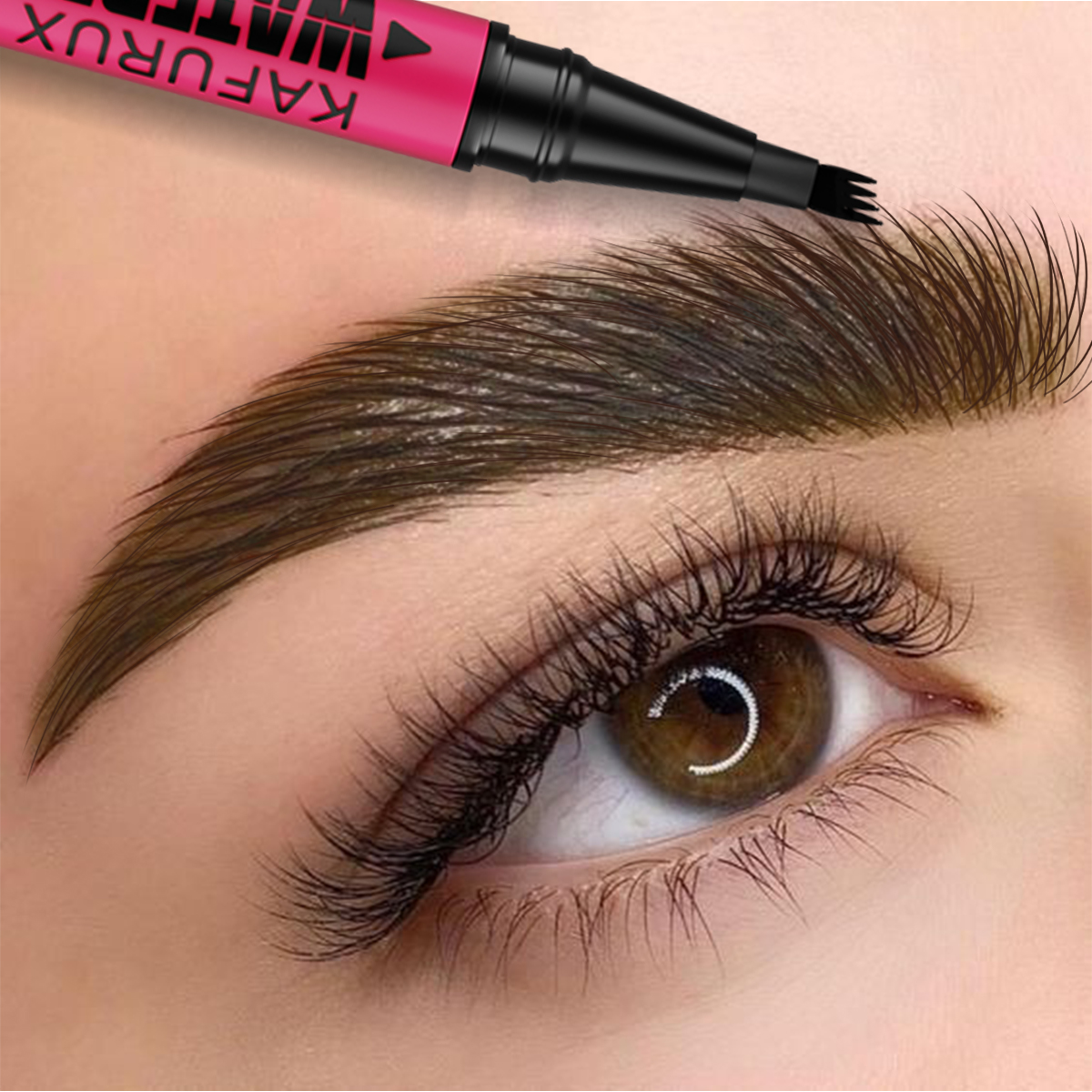 3-color Waterproof eyebrow pen - Eyebrow Pomade Pencil บทวิจารณ์และราคา