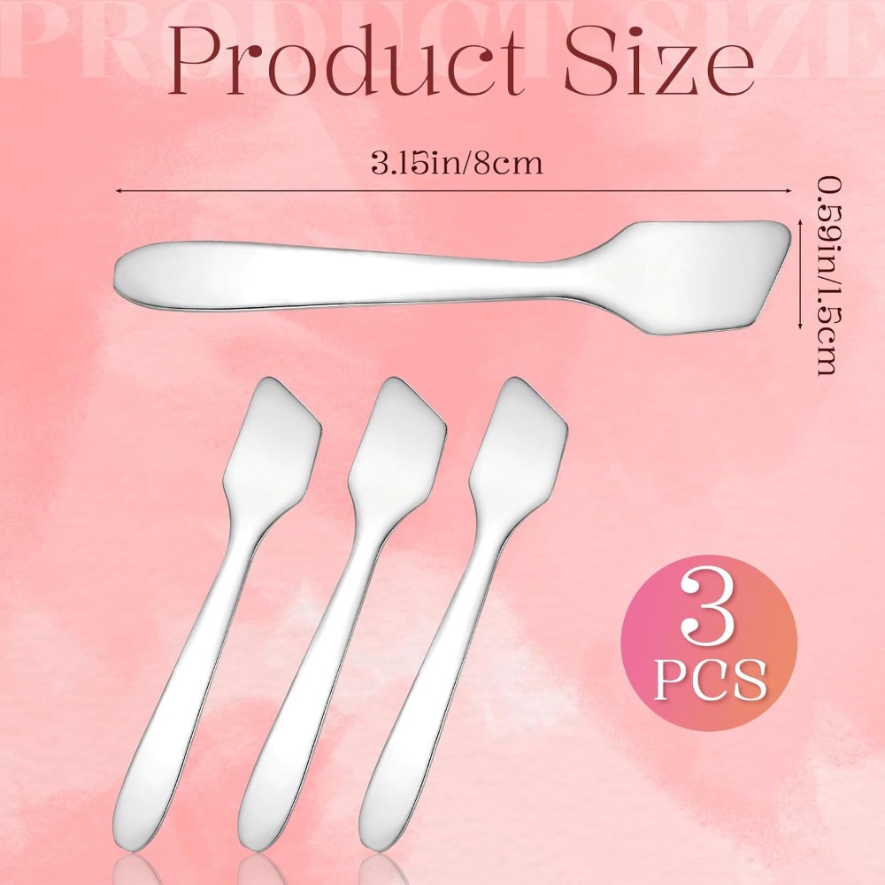 3-Piece Mini Stainless Steel M - Beauty With Makeup บทวิจารณ์และราคา