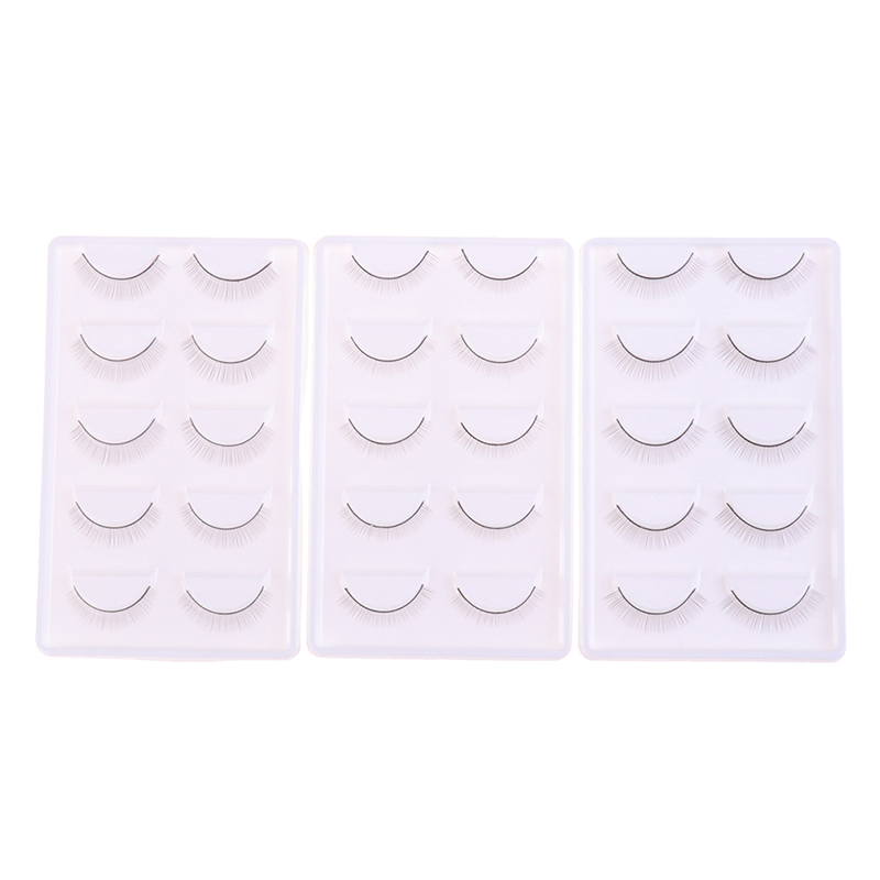 【5Pairs Practice Lashes Eyelas - Beauty Makeup Training บทวิจารณ์และราคา