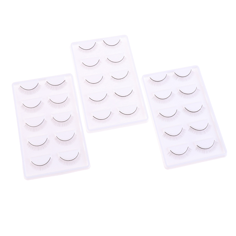 【5Pairs Practice Lashes Eyelas - Beauty Makeup Training บทวิจารณ์และราคา
