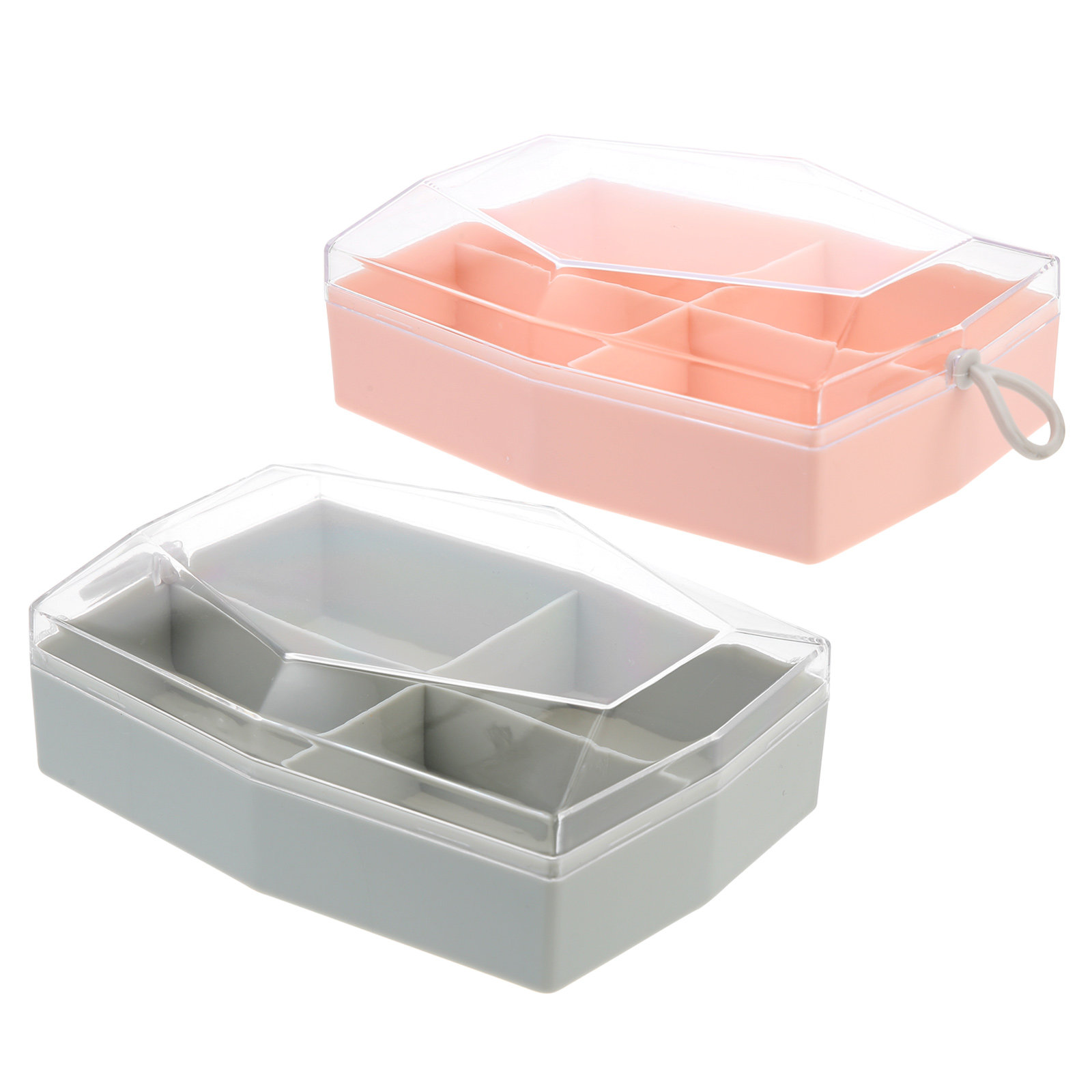 2Pcs Makeup Storage Case 4-Com - Beauty With Makeup บทวิจารณ์และราคา