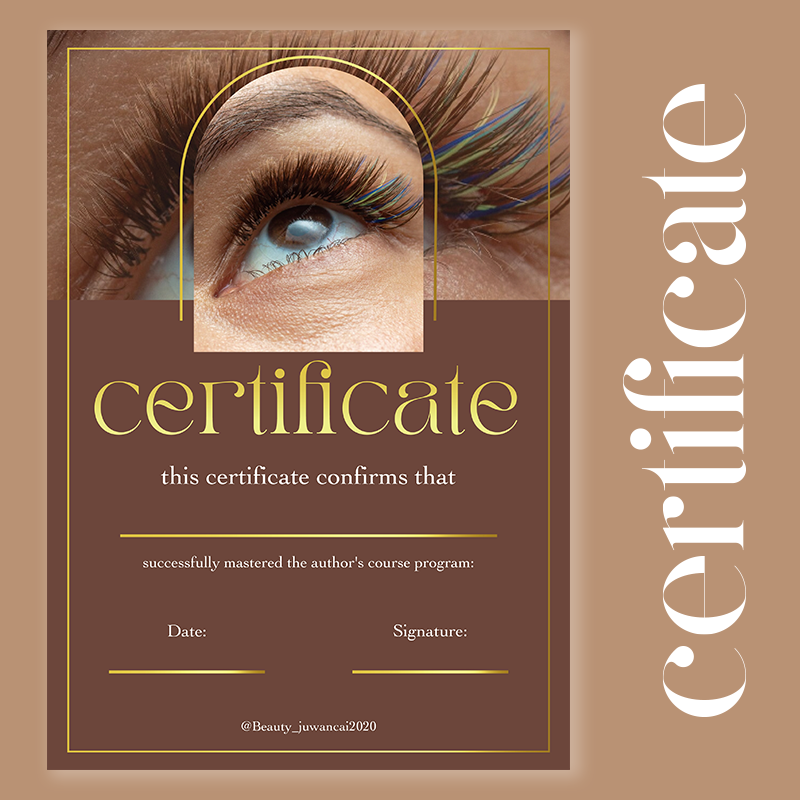 Custom Training Certificates H - Beauty Makeup Certificate บทวิจารณ์และราคา