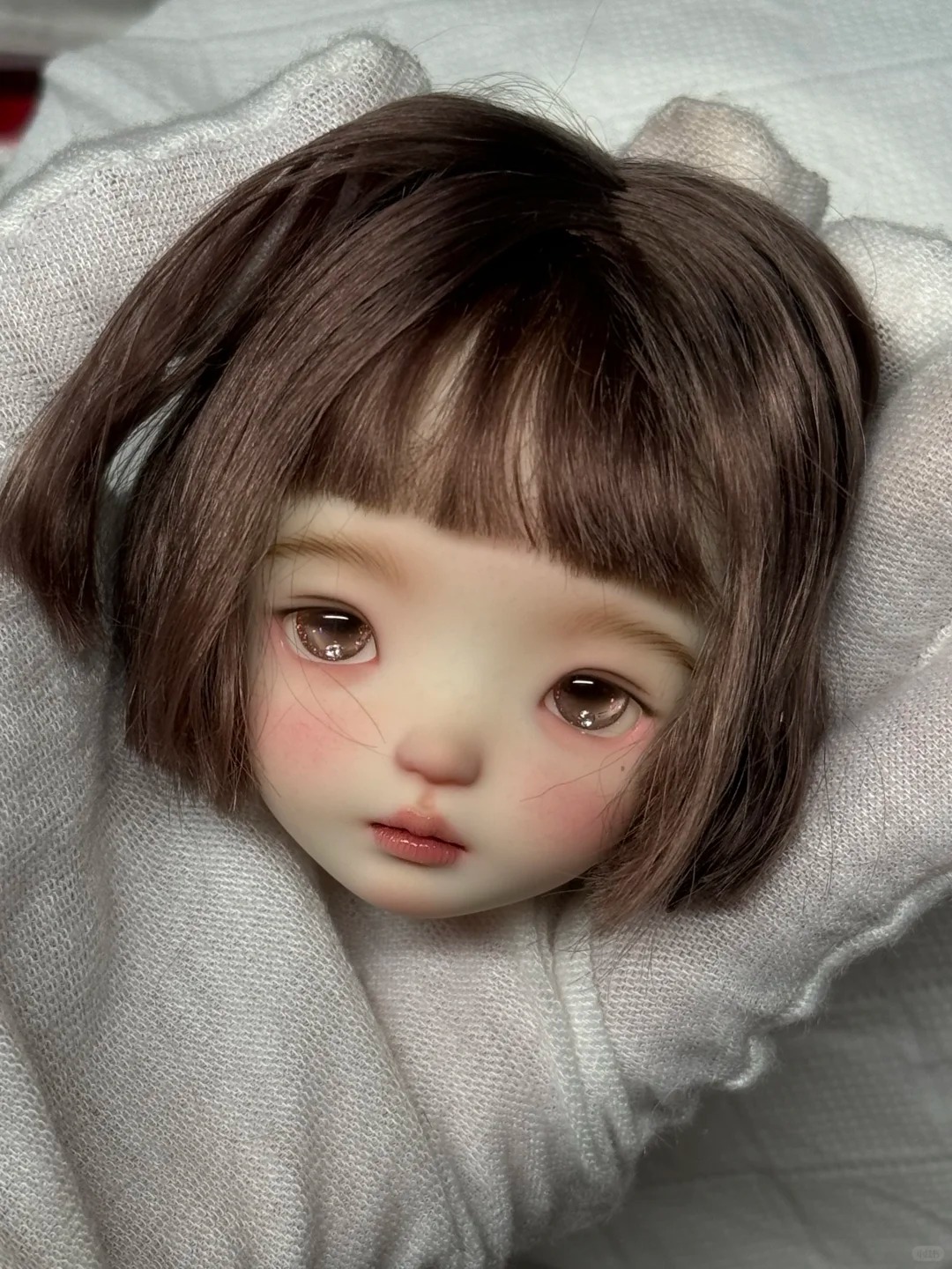 1/6 Scale SD BJD Doll Head - j - Beauty Makeup Girl บทวิจารณ์และราคา